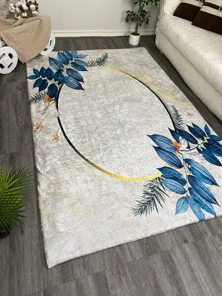 Mavi Halı Örtüsü ile Ev Dekorasyonunda Şıklık ve Ferahlık Yaratma Rehberi