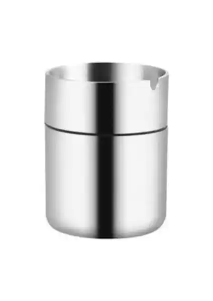 MaxiFlow Dekoratif Paslanmaz Çelik Küllük: Dayanıklı ve Şık Dış Mekan Sigara Küllüğü