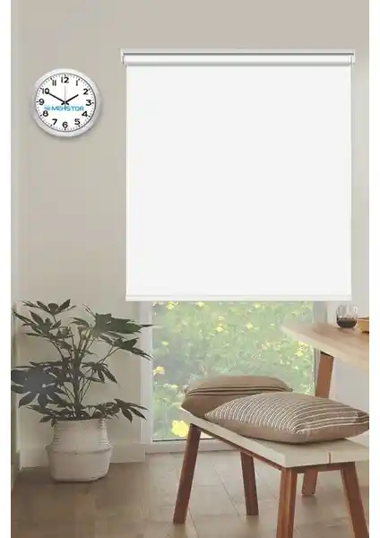 Mekstor Beyaz Güneşlik Stor Perde: Şık ve Fonksiyonel İç Mekân Perde Çözümü