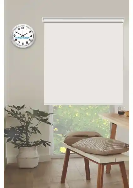 Mekstor Krem Güneşlik Stor Perde: Modern ve Fonksiyonel İç Mekan Güneş Kontrol Çözümü