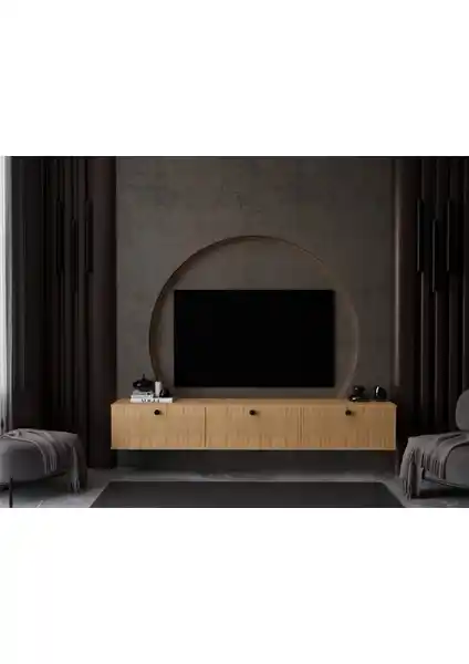 Melura Home Melura TV Ünitesi Modern ve Fonksiyonel Tasarım ile Salonunuza Şıklık Katar