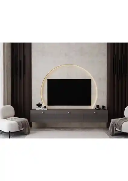 Melura Home Modern ve Şık Duvara Monte TV Ünitesi ile Oturma Odanızı Yenileyin