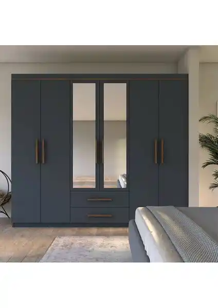 Metalia Armina Lüx 6 Kapı 2 Çekmeceli Aynalı Gardrop İncelemesi ve Kullanıcı Yorumları