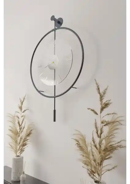 MetaQuartz Aksesuar Modern ve Estetik Duvar Saati 50x75 cm Şık Tasarım