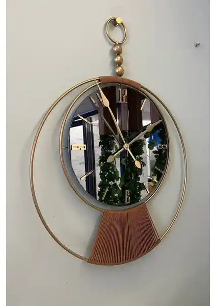 MetaQuartz Aynalı Sayra Saat: Modern ve Dekoratif Duvar Saati ile İç Mekanlara Zarafet Katın