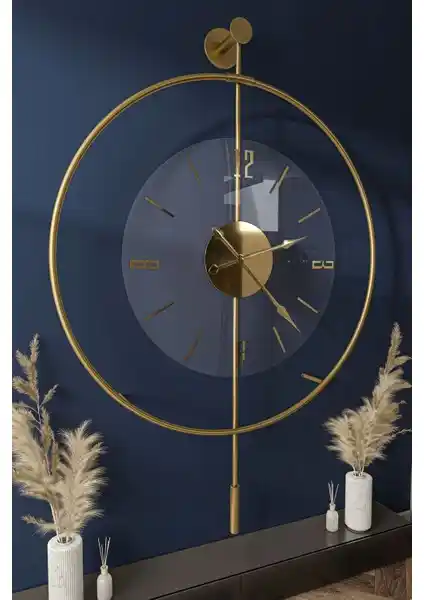 MetaQuartz Modern ve Şık Büyük Boyutlu Duvar Saati ile İç Mekanlara Zarafet Katın