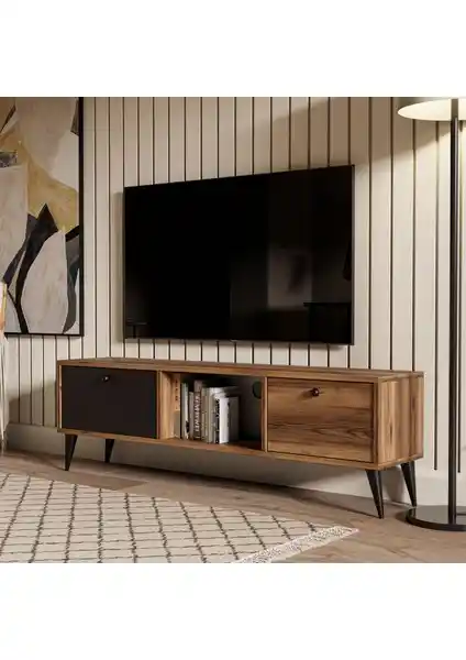Mezza Serenat TV Ünitesi 1214: Modern Tasarım ve Dayanıklılığı Bir Arada Sunar
