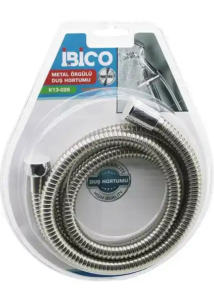 Misda Store Metal Örgülü Duş Hortumu 1.5 Metre Uzunluk ve Dayanıklı Tasarım