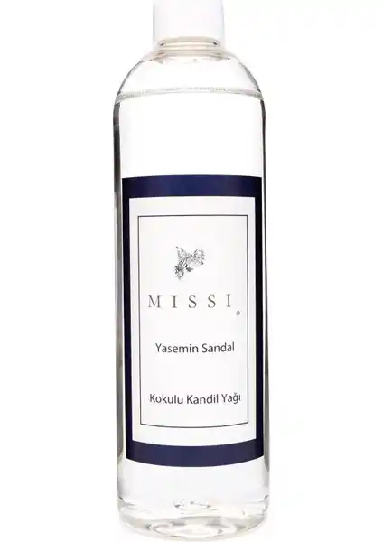 Missi 400 ml Yasemin Sandal Kandil Yağı: Aromatik ve Rahatlatıcı Atmosfer Yaratıcı Ürün