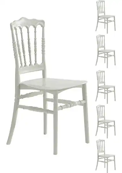 Mobetto Miray Beyaz Sandalye: Modern, Dayanıklı ve Çok Amaçlı Oturma Çözümü