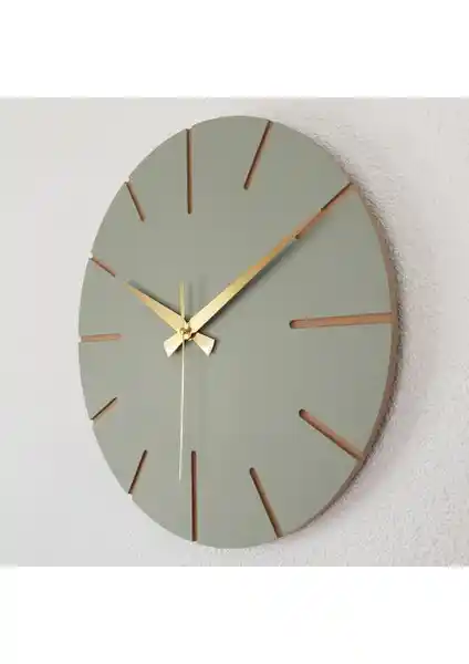 Modern Ahşap Duvar Saati Ban Mod Tasarımı Ev ve Ofis Dekorasyonu İçin