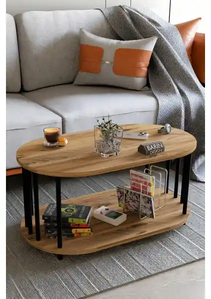 Modern Oval Orta Sehpa: Estetik ve Fonksiyonelliği Bir Arada Sunan Tasarım