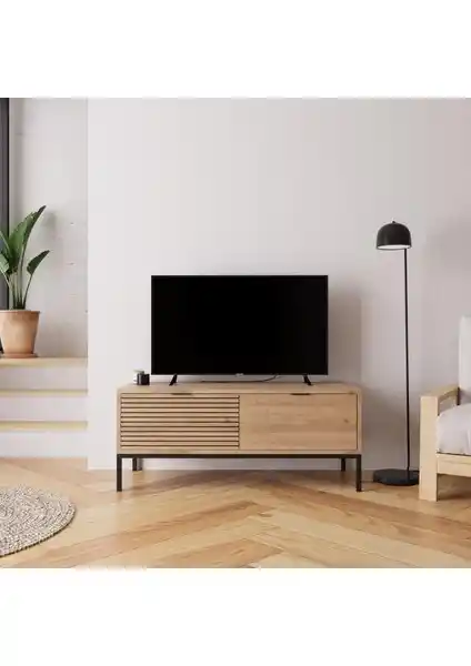 Modern ve Fonksiyonel Bimossa Alya 120 cm TV Ünitesi Dar ve Şık Tasarım