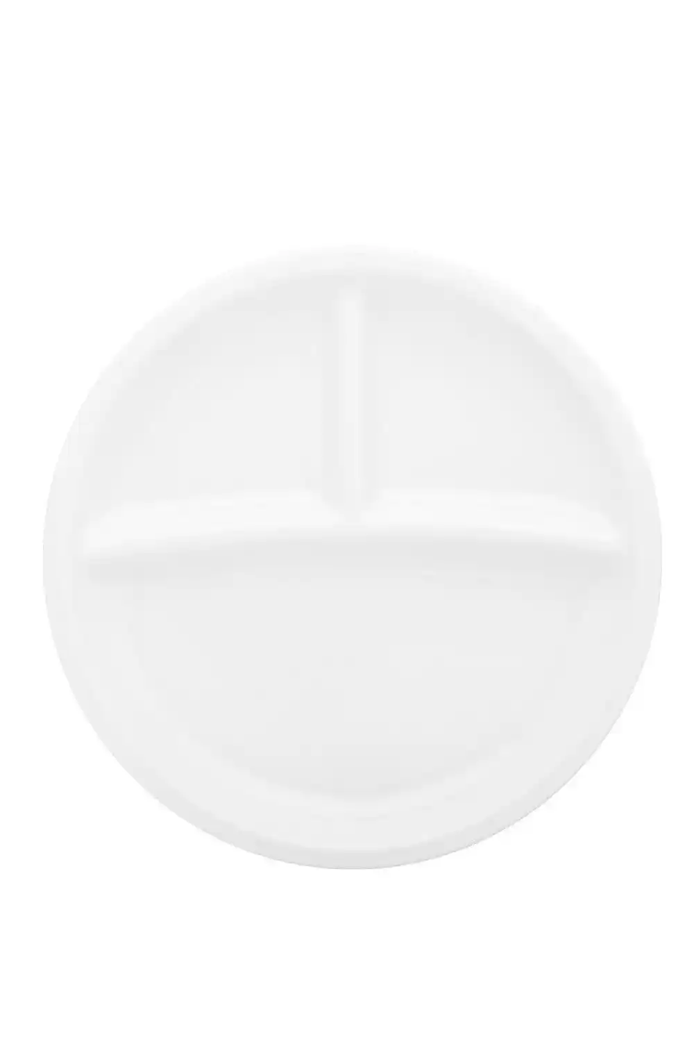 Modern ve Şık 3 Bölmeli Porselen Tabaklar Dekorasyon ve Fonksiyonellik İçin Uygun