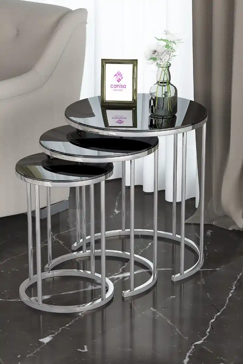 Modern ve Şık 3'lü Cam Sehpa Modelleriyle Dekorasyonunuzu Güncelleyin