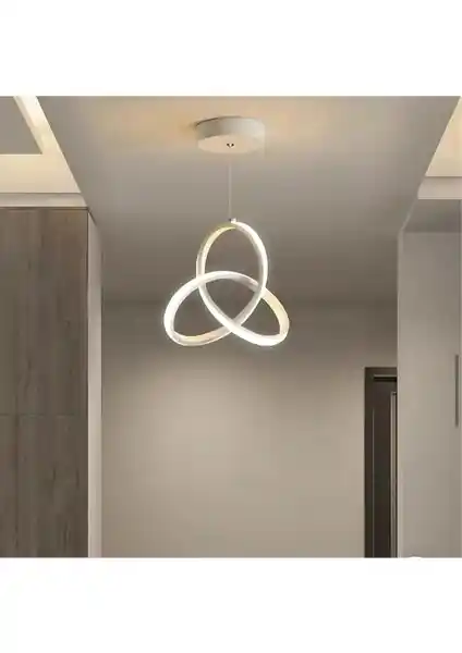 Modern ve Şık Asya Beyaz LED Avize ile Mekânlarınızı Yenileyin