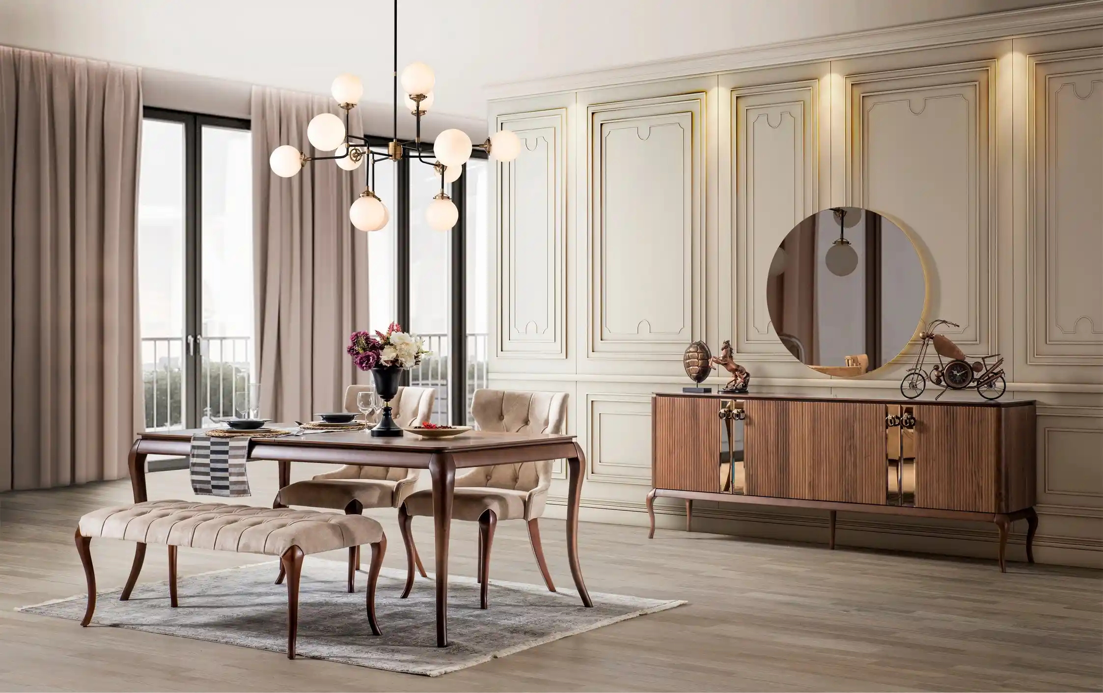 Modern ve Şık Bella Yemek Odası Dekorasyonu İçin İpuçları ve Trendler