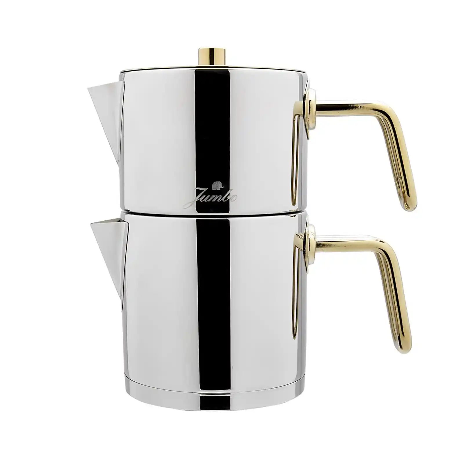 Modern ve Şık Dekorasyon İçin Jumbo Metalix Titanyum Gold Çaydanlık Seçenekleri