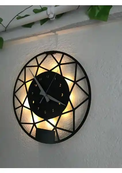 Modern ve Şık Minimalist LED Ahşap Duvar Saati Dekorasyonunuza Zarif Dokunuş Katar