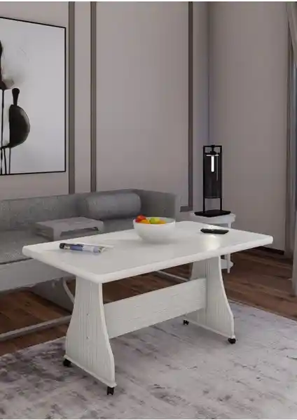 Modilayn Tekerlekli MDF Masa: Estetik ve Fonksiyonellik Bir Arada