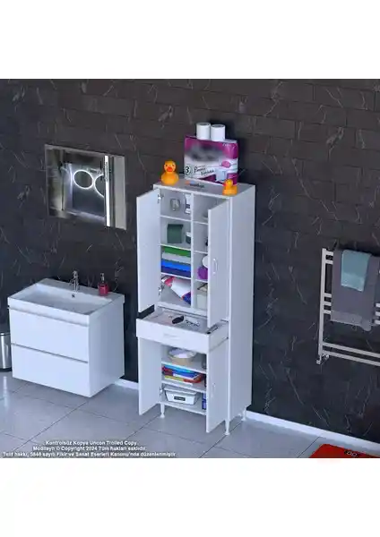 Modilayn Yeni Afra Çok Amaçlı Dolap: Modern ve İşlevsel Tasarım Çözümü