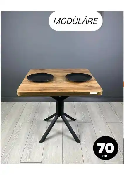 Modüler Beyaz Ceviz Mutfak ve Balkon Masası: Estetik ve Dayanıklı Çok Amaçlı Tasarım