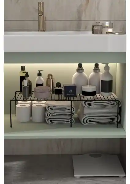 Moniev Genişletilebilir Raf ile Mutfak ve Banyo Alanlarınızı Optimize Edin