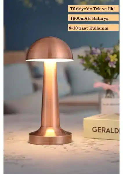 Neo Vista Mantar Model Retro Masa Lambası Modern Dekorasyon ve Fonksiyonellik Sunar