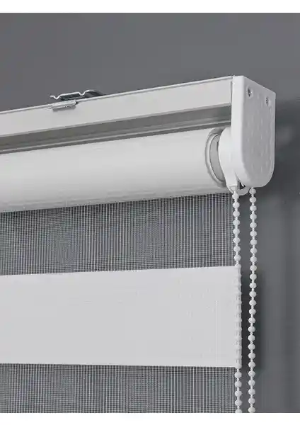 NetworkAvm İthal Bambu Kalın Beyaz Zebra Stor Perde: Modern ve Dayanıklı Dekorasyon Çözümü