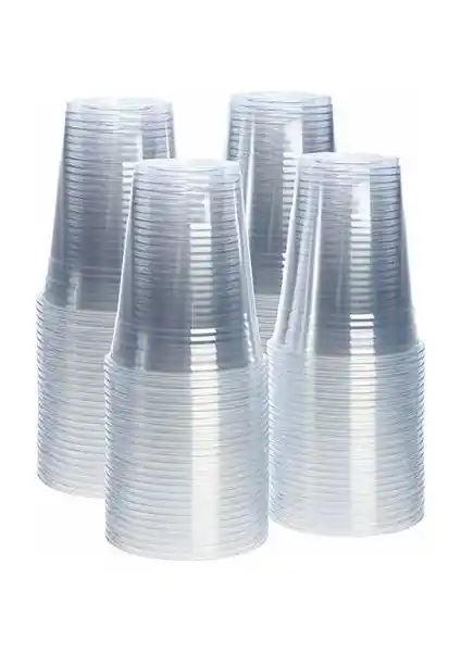 Niceplast 180 cc Şeffaf Plastik Pet Bardaklar Büyük Paket ile Pratik ve Dayanıklı Servis Çözümü