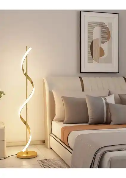 Ömür Avize Kordon Modern Tasarım Ledli Köşe Lambaderi: Şık ve Fonksiyonel Aydınlatma Çözümü