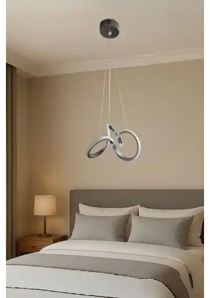 Ömür Avize Taly Gri Kasa Ledli Avize: Modern Tasarım ve Fonksiyonellik İçin Uygun Seçenek