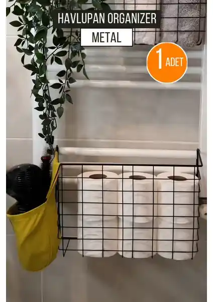 Orvila Asılabilir Havlupan Düzenleyici: Çok Yönlü ve Modern Banyo Organizasyon Çözümü