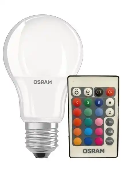 Osram 9W LED Uzaktan Kumandalı Ampul: Çok Renkli ve Enerji Tasarruflu Aydınlatma Çözümü