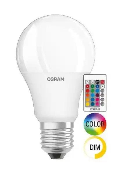 Osram Uzaktan Kumandalı RGB LED Ampül Sarı Beyaz Renk Seçenekleriyle Modern Aydınlatma Çözümü