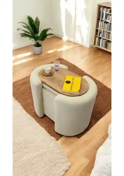 Own Home Çok Amaçlı Kapaklı Puf: Modern ve Fonksiyonel Ev Dekorasyonu Çözümü