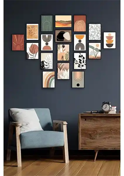 Özcanlar Çerçevesiz MDF Tablo Seti: Modern ve Estetik Duvar Dekoru Seçenekleri