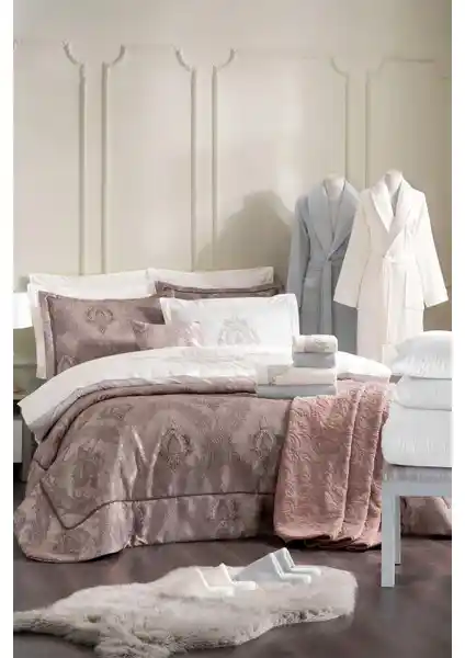 Özdilek Valioso Çift Kişilik Çeyiz Seti Modern ve Şık Yatak Odası Dekorasyonu İçin