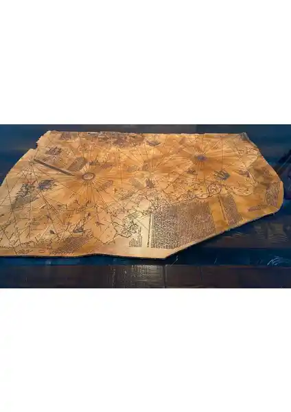 Piri Reisin 1513 Dünya Haritası Sanatsal ve Tarihsel Koleksiyon Parçası