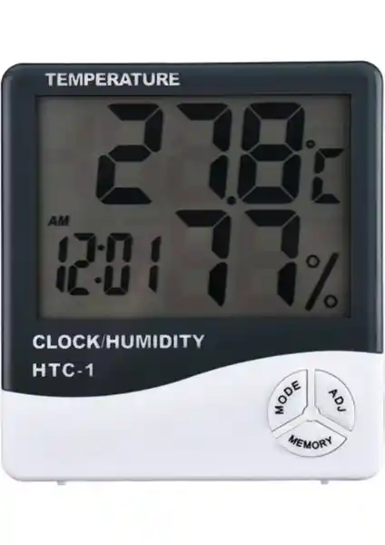 Real Özs Dijital Termometre Saat: Modern ve Fonksiyonel İç Mekan Takip Cihazı