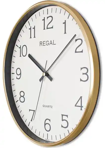 Regal 0250 GI İnce Çerçeve Slim Duvar Saati Modern ve Şık Tasarım Özellikleri