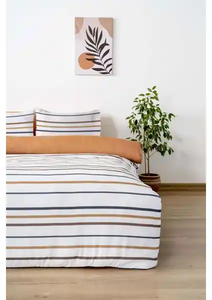 Riva İstanbul Aren Çift Kişilik Nevresim Takımı: Şıklık ve Konforu Bir Arada Sunar