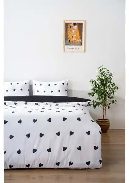 Riva İstanbul Siyah Mini Kalpler Çift Kişilik Nevresim Takımı Özellikleri ve Kullanım İpuçları