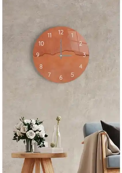 Saban Model 58 Cam Duvar Saati: Sessiz Çalışma ve Şık Tasarım Özellikleri