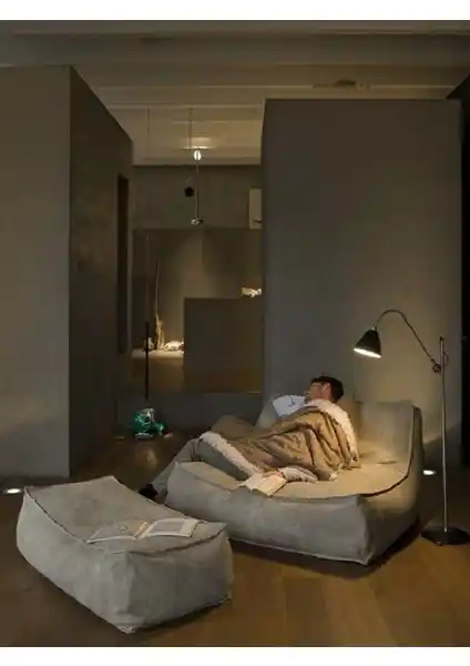 Sapien Home Çok Amaçlı Sinema Koltuğu ve Puf Seti Modern Evler İçin Şık ve Konforlu Tasarım