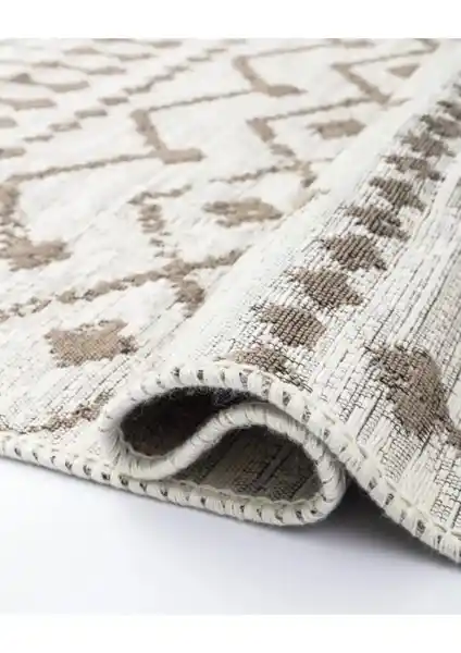 Saraz Halı Bohem Serisi Çift Taraflı Pamuklu Kilim Modern ve Nordik Dekorasyon İçin