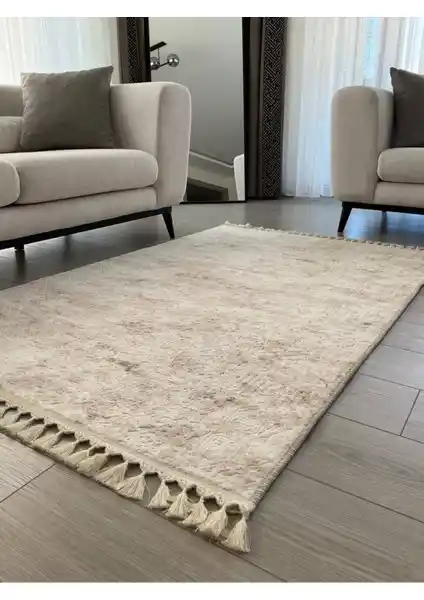 Saraz Halı Puffy: Modern, Kaymaz ve Yıkanabilir Salon Halısı Özellikleri