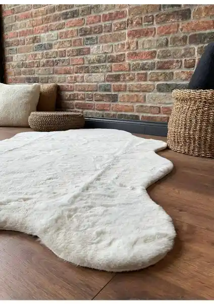 Saraz Tavşan Tüyü Post Peluş Halı Yüksek Kalite ve Şıklık Sunan Dekoratif Ürün