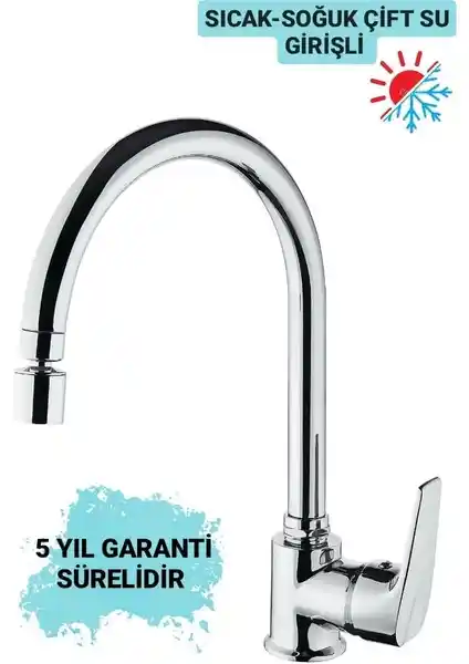 Sarıcı Famel Series Mutfak Eviye Bataryası: Şık ve Dayanıklı Tasarım Özellikleri