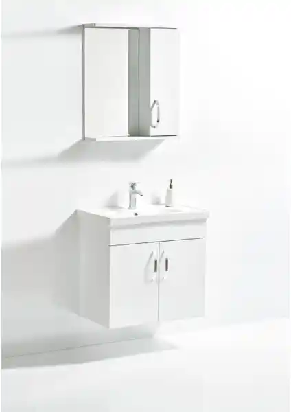 Saydam Banyo Root 60 cm Banyo Dolabı Takımı: Estetik ve Fonksiyonellik Bir Arada